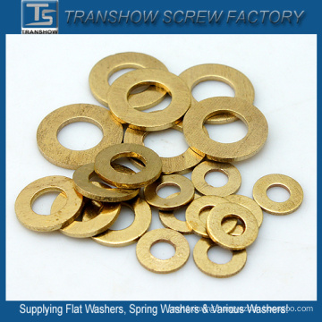 Yelllow Brass Flat Washers